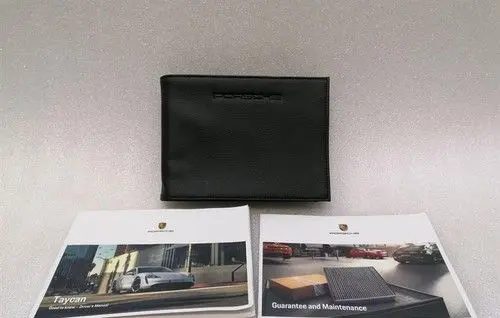 Porsche Taycan 9J1 Owners service history hand book