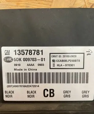 Cadillac ATS Keyless (KESSY) go control unit/module 13578781 2010DJ3829 5DK00970301