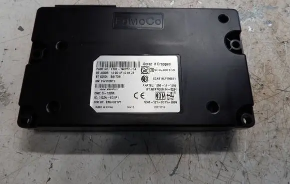 Ford Ecosport Bluetooth control unit module E1BT14D212RA B017701 1422ASG1P1