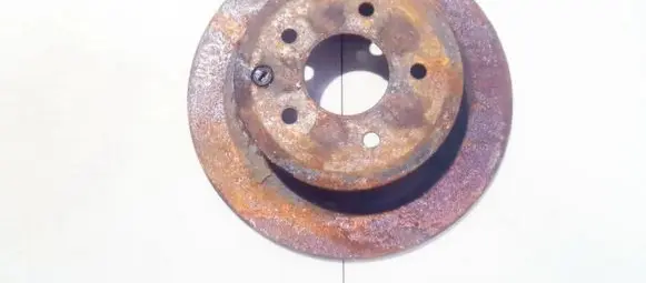 Nissan Qashqai Rear brake disc neventiliuojamas