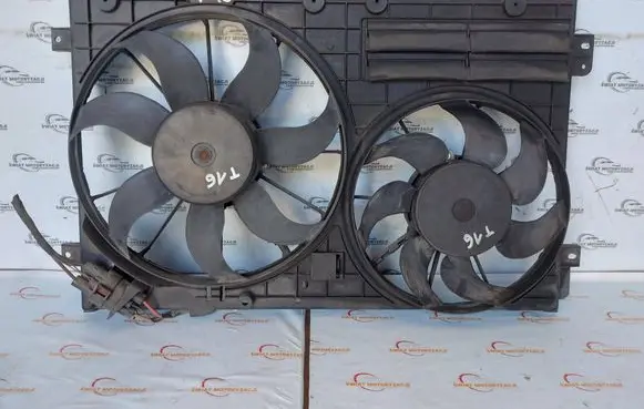 Volkswagen PASSAT B7 Electric radiator cooling fan 1K0121207BC 1K0121205AD