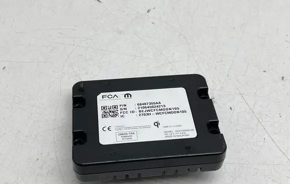 Chrysler Pacifica Wireless charging module 68487355AA BEJWCFCM00N105 210645024213