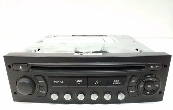 Citroen C3 Radio/CD/DVD/GPS head unit 9666959577