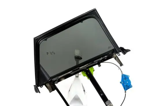 Audi A4 S4 B6 8E 8H Rear door window/glass frame 8E0839461A 43R00081 DOT90AS2M30A