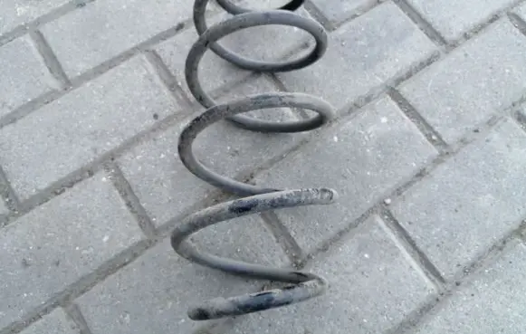 Front coil spring