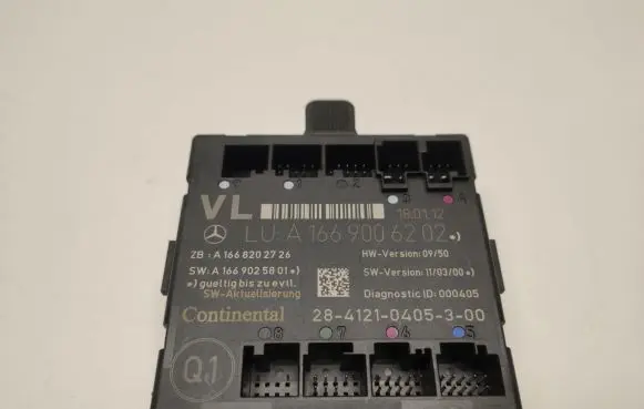 Mercedes-Benz B W246 W242 Door control unit/module A1669006202