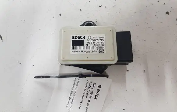 Citroen C4 I Picasso ESP acceleration yaw rate sensor 0265005715 9663138180