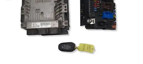 Citroen C4 II Picasso Engine ECU kit and lock set 9808376980 S180123009 9807091880