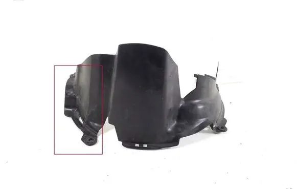 Porsche Taycan 9J1 Intercooler air guide/duct channel 9J1121673
