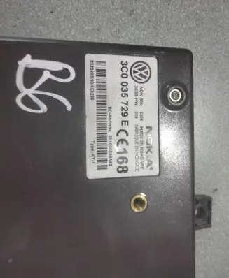 Volkswagen PASSAT B6 Phone control unit/module 3C0035729E 001008E86A82