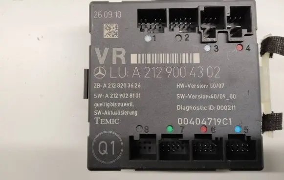 Mercedes-Benz GLK (X204) Door control unit/module A2128203626 A2129028101 A2129004302