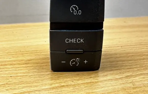 Panel lighting control switch