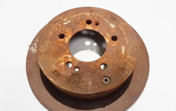 Hyundai Santa Fe Rear brake disc neventiliuojamas