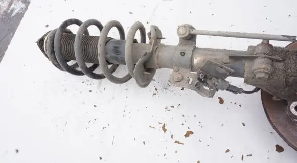 Ford Transit Front shock absorber with coil spring