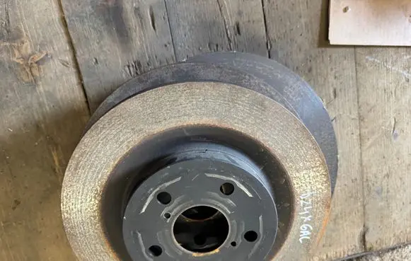 Toyota bZ4X Front brake disc DWDW