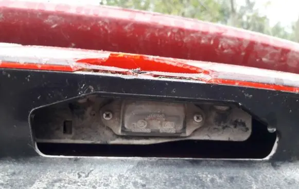 Mazda 626 Number plate light