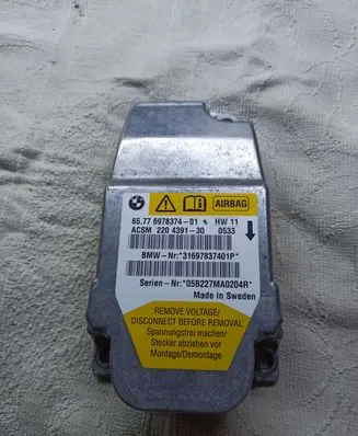 BMW 5 E60 E61 Airbag control unit/module 6577697837401 31697837401P