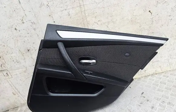 BMW 5 E60 E61 Rear door card panel trim 34119111 E1369453 E1365925