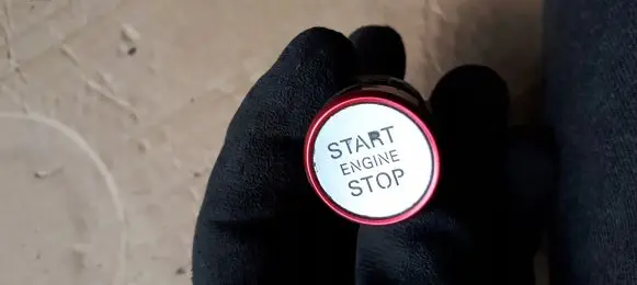 Engine start stop button switch