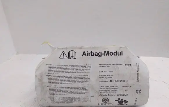 Audi A8 S8 D3 4E Passenger airbag 4E0880203C