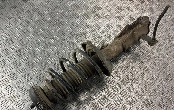 Front shock absorber with coil spring