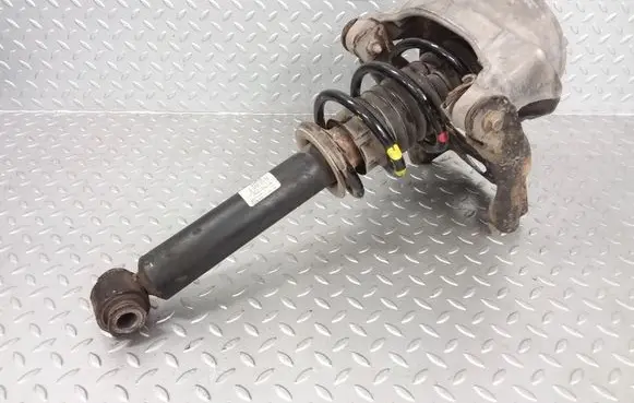 Peugeot 407 Front shock absorber with coil spring 9653477080