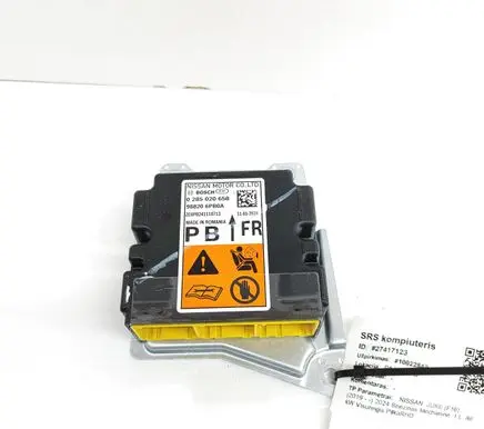 Nissan Juke II F16 Airbag control unit/module 988206PB0A 0285020658