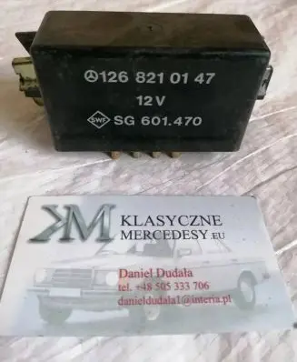 Mercedes-Benz S W126 Seat heating relay 1268210147