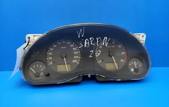 Volkswagen Sharan Speedometer (instrument cluster) 7M0919882D