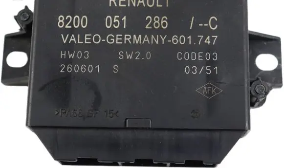 Renault Laguna II Parking PDC control unit/module 8200051286C 601747 260601