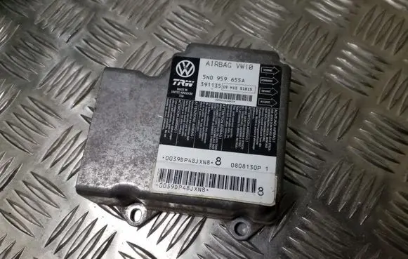 Volkswagen PASSAT B7 Airbag control unit/module 5N0959655A