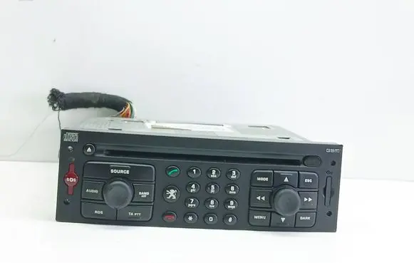 Peugeot 206 Radio/CD/DVD/GPS head unit 96553200XT 500189448593690
