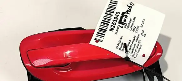Porsche Cayman 981 Front door coupe exterior handle/bracket 98153801102