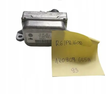 Audi A3 S3 8P ESP acceleration yaw rate sensor 1K0907655A