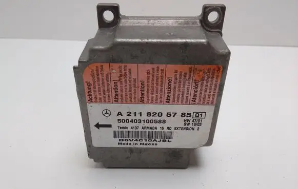 Mercedes-Benz E W211 Airbag control unit/module A2118205785