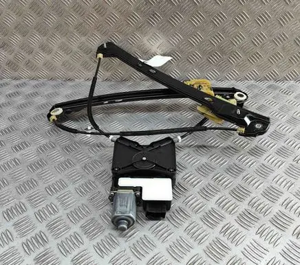 Volkswagen Polo VI Front door window regulator with motor 2GS837462 2Q2959405B
