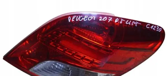 Peugeot 207 Rear/tail lights