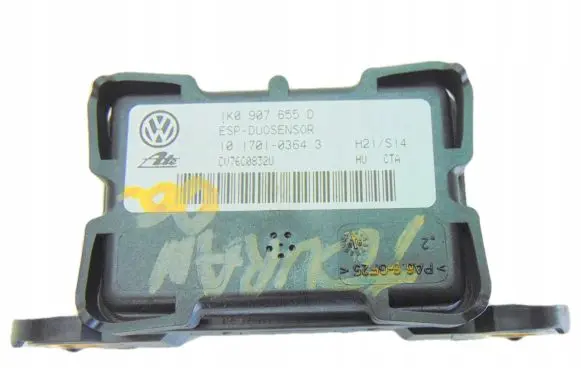 Volkswagen Touran I ESP acceleration yaw rate sensor 1K0907655D