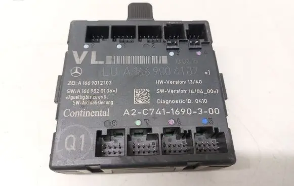 Mercedes-Benz A W176 Door control unit/module A1669004102
