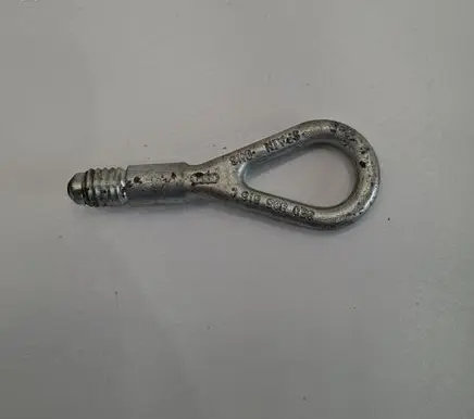 Towing hook eye