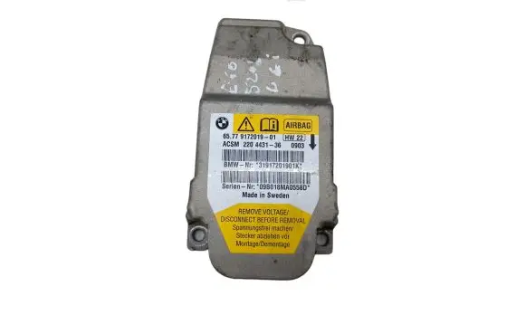 BMW 5 E60 E61 Airbag control unit/module 65779172019 9172019