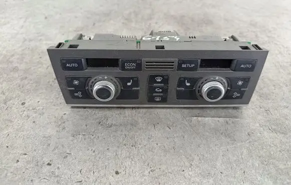 Audi A6 S6 C6 4F Climate control/heater control trim 