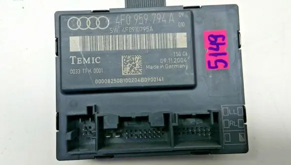 Audi A6 S6 C6 4F Door control unit/module 4F0959794A