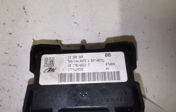 Opel Zafira B ESP acceleration yaw rate sensor 13208665 10170103623