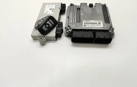 BMW 5 F10 F11 Engine ECU kit and lock set 8511907 0281017325 DDE8511907