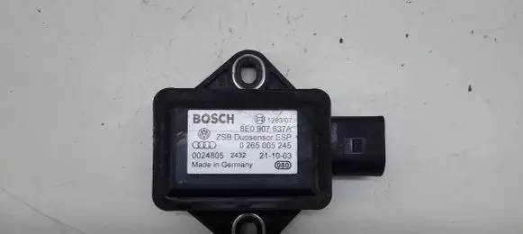 Audi A4 S4 B6 8E 8H ESP acceleration yaw rate sensor 8E0907637A 0265005245 0024805