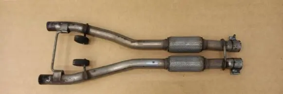 Jaguar XJ X351 Muffler pipe connector clamp AW935212AC