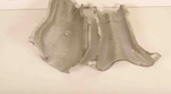 Heat shield in engine bay