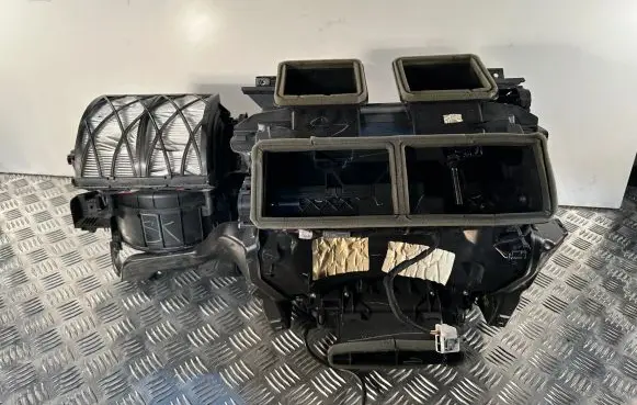 Interior heater climate box assembly