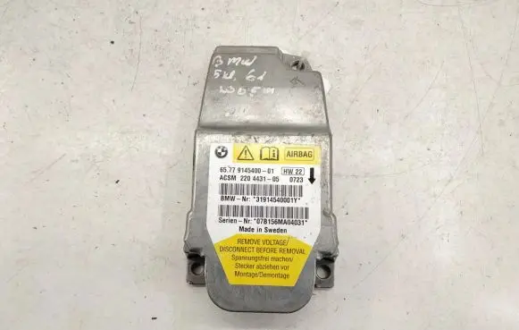 BMW 5 E60 E61 Airbag control unit/module 65.779145400-01 65779145400